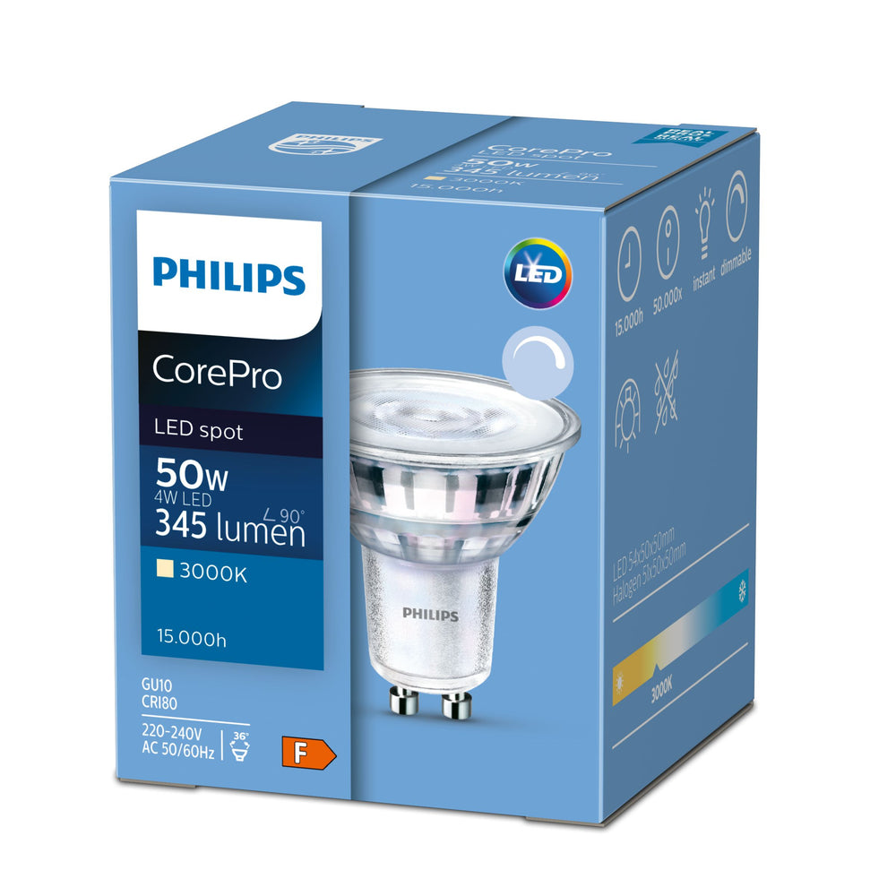 Philips CorePro LED Spot GU4 MR11 2.3W 2700K 184 Lumen 36D Warmweiß nicht dimmbar 12V CE RoHS