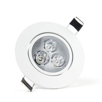 3W dimmbarer LED-Einbaustrahler mit 4000K Weißlicht, ersetzt 25W, schwenkbar