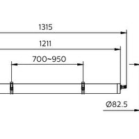 Philips CoreLine WT210C LED waterproof light, 39W 4000K 5000 lumens, IP68 IK10, 1315mm polycarbonate housing