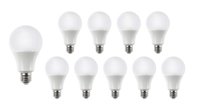 Spectrum E27 LED Lampe A60 10.5W 1521 Lumen 3000K 220-240V IP20 CRI 80 Philips Chip 10er-Pack