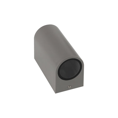 Spectrum LED-Wandlampe für den Außenbereich - Up-and-Down-Licht, 150x73mm, IP54-klassifizierte graue Laterne