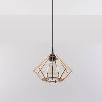 Sollux Lighting LED wood hanging lamp POMPELMO E27 220-240V