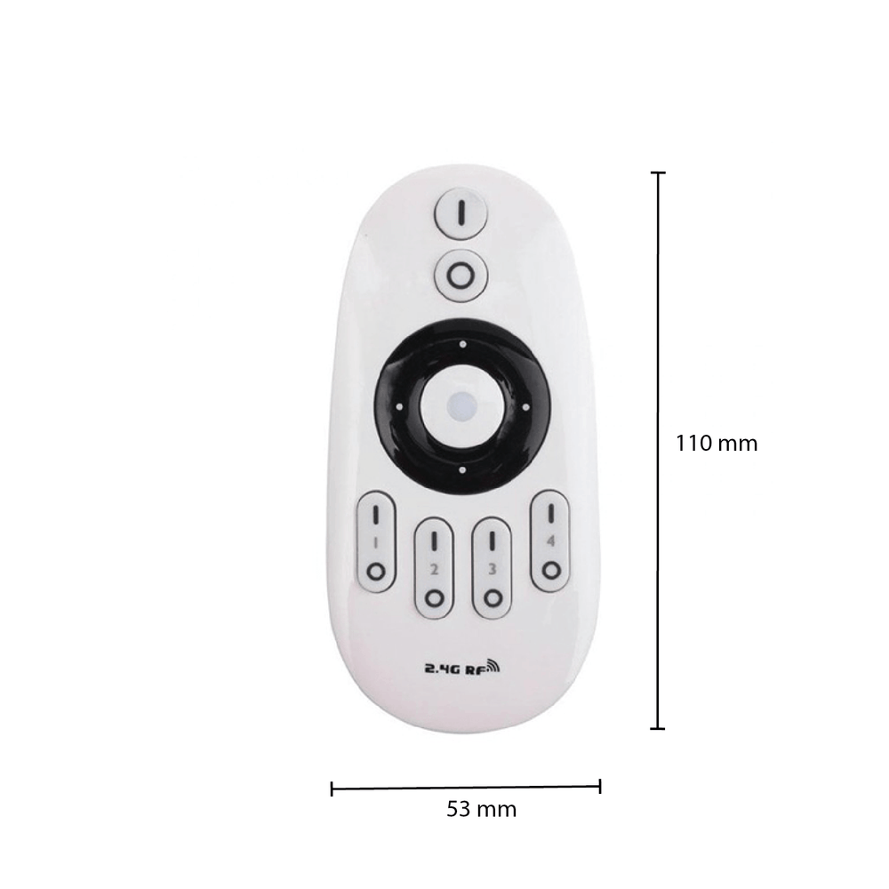 einfarbige RF 2.4 GHz Fernbedienung für 12V-24V LED-Streifen