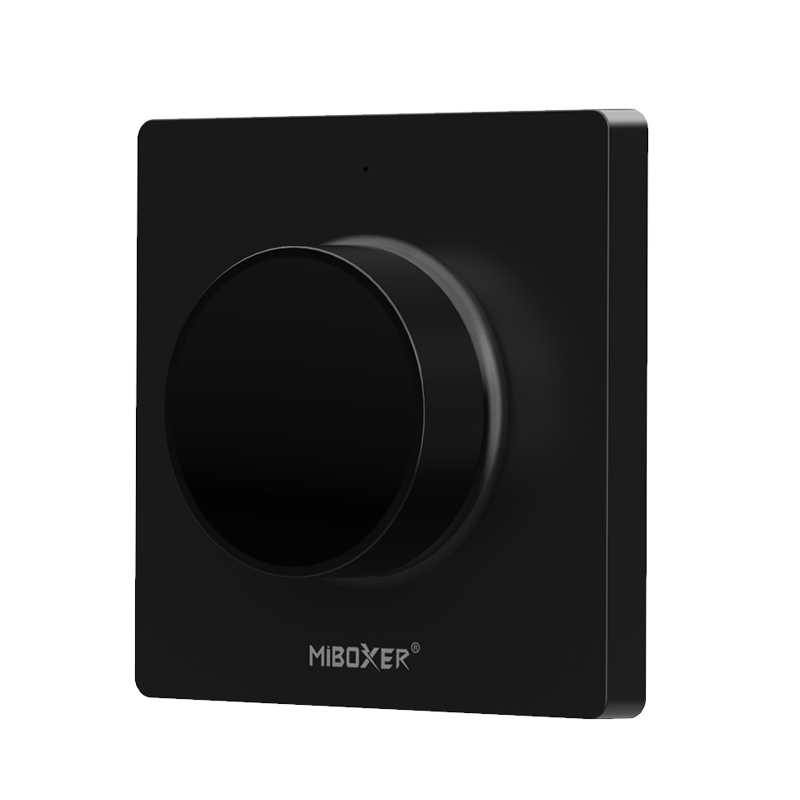 Tsong LED Funk-Wanddimmer CCT Schwarz, IP20, 220-240V, CE RoHS zertifiziert