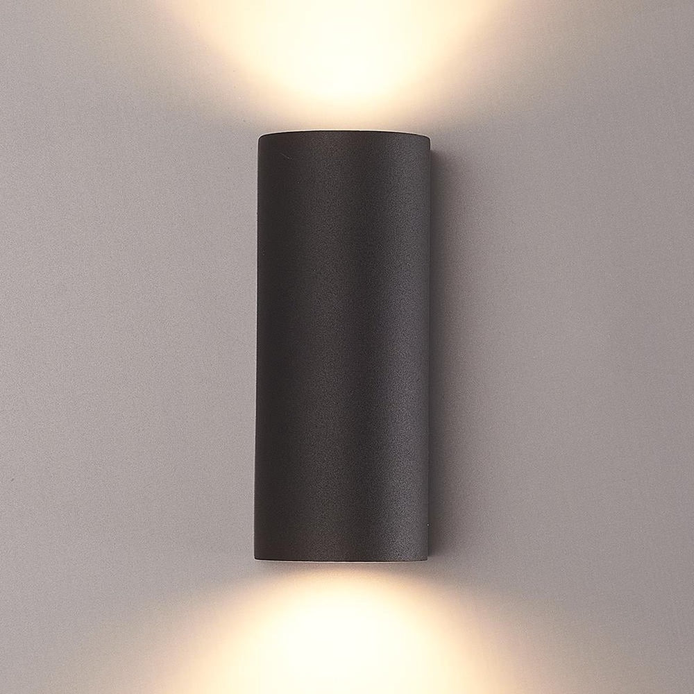 LED Wandleuchte außen |Up and Down -|Schwarz| GU10
