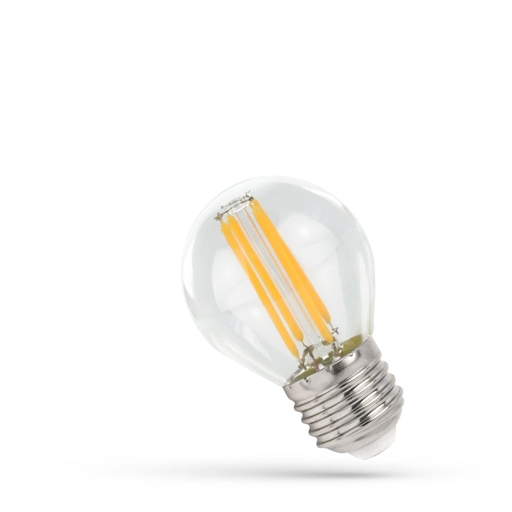 LED bulb G45 E27 filament 4W 4000K neutral white with fast <1s start-up
