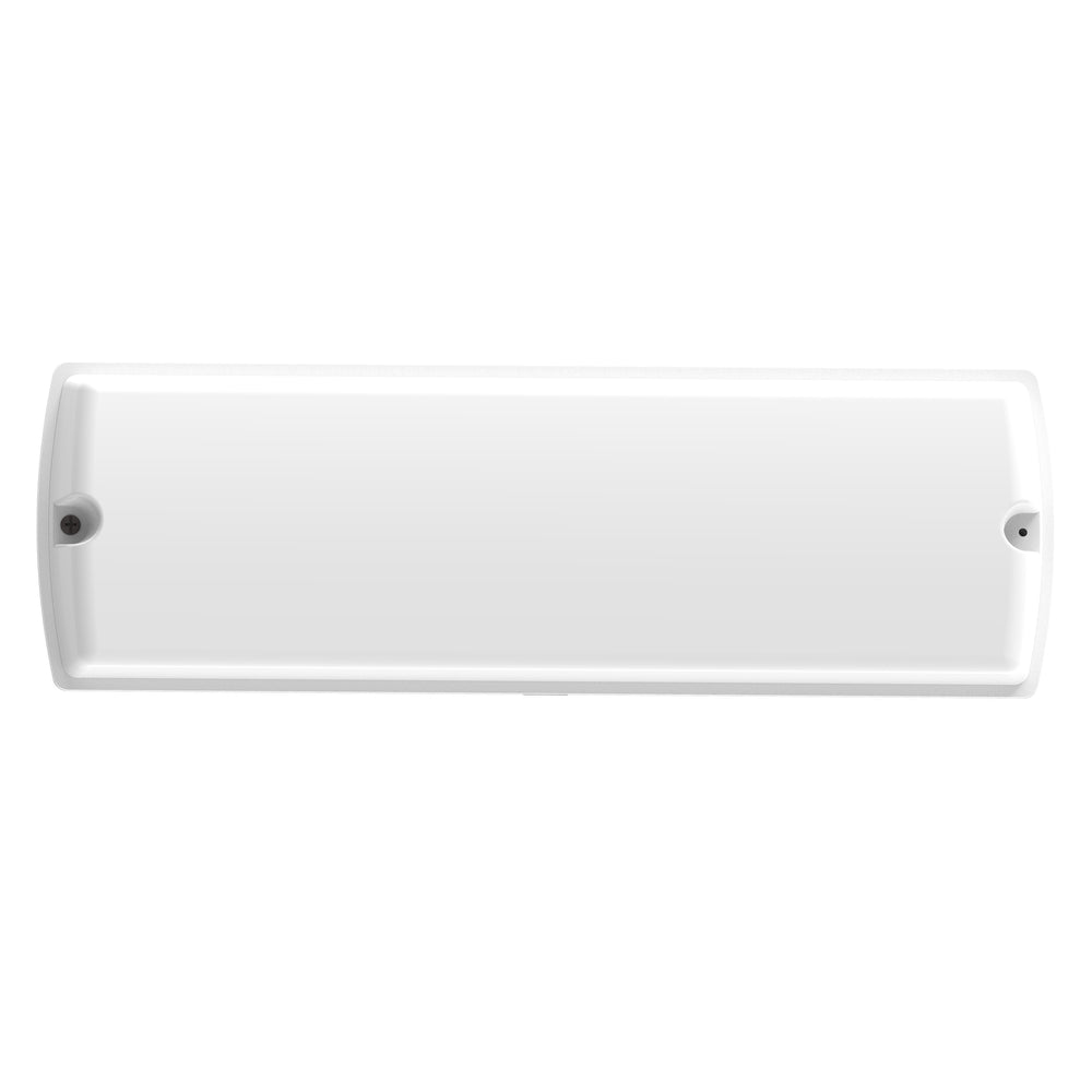 LED Bulkhead Kompakt Weiß 5W/9W 3000K 500/840 Lumen IP65 Dimmbar 356x115mm