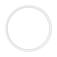 LED Bulkhead rund 250P, 10,5W, 1220 Lumen, 3000K/4000K umschaltbare CCT, IK10, weißes Aluminiumgehäuse