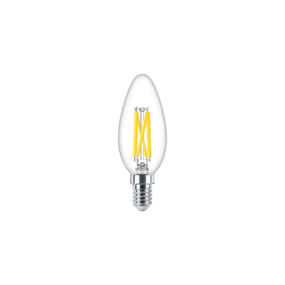 Philips LED Kerze 3.4W E14 B35 Klar Warm Glow 2200-2700K dimmbar 470 Lumen 90CRI Glaslampe