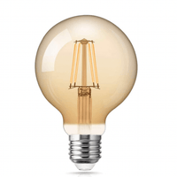 Lcb LED Filamentlampe E27 G125 6W 2200K extra warmweiß - 60mm dimmbare Kugel