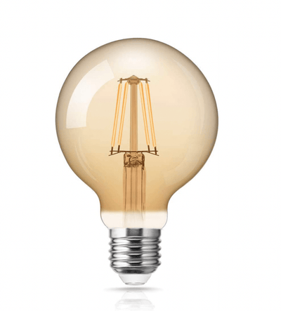 LCB LED-Filamentlampe E27 G125 4W 2200K extra warmweißes Licht XL-Globe