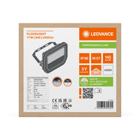 LED Strahler Aluminium Schwarz 10.5W 3000K 2400 Lumen IP20 IK10 120° Abstrahlwinkel langlebige Außenbeleuchtung
