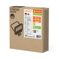 LED Fluter Sensor GEN 3 Schwarz 41W 3000K 5500 Lumen IP65 mit Bewegungs- und Lichtsensor, ersetzt 100W