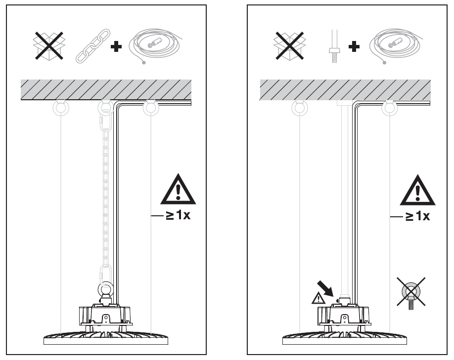 LED Highbay Gen 5 Schwarz Aluminium 150W 4000K 26700 Lumen IP66 1-10V dimmbar 110D