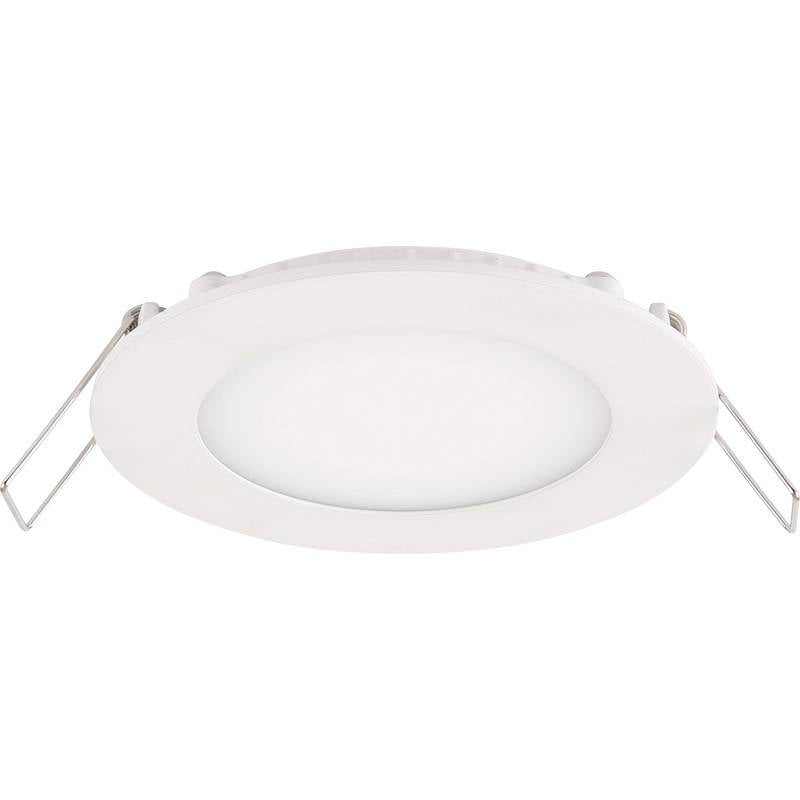 LCB LED recessed spot round aluminium 10.5W 3000K warm white IP20 CRI 80 cutout 74mm 220-240V CE RoHS