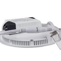 LED-Einbaustrahler rund Aluminium 3W ersetzt 25W 3000K warmweißes Licht