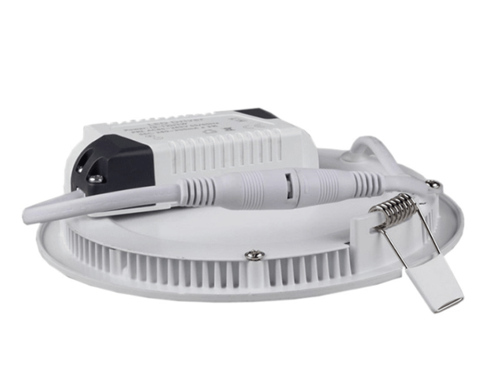 LED-Einbaustrahler rund Aluminium 3W ersetzt 25W 3000K warmweißes Licht