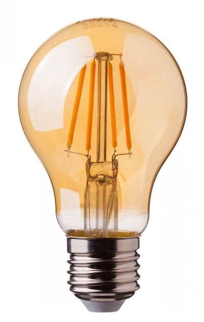 Lcb LED Filamentlampe E27 A60 5W ersetzt 50W 2200K extra warmweißes Licht