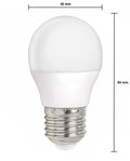 Spectrum LED E27 bulb 1W replaces 10W 6000K cold white 90 lumens non dimmable 230V 270° beam
