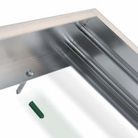 Lcb LED-Panel 60x30cm silberner Aluminiumrahmen 5cm Höhe
