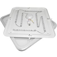 Spectrum LED ceiling light 36W 230V surface mount IP20 3000K 2600 lumens White housing 430x430 mm