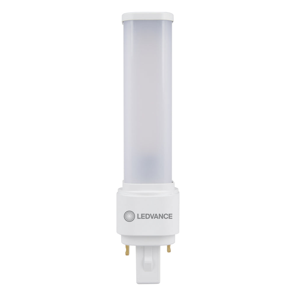 LED PL-C Dulux-D D/E 6W 660 Lumen 4000K Kaltweiß G24d-1 2-Pin 230V Ersatz für 13W
