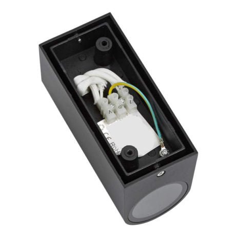 LED Wandleuchte außen |Up and Down -|Schwarz| GU10