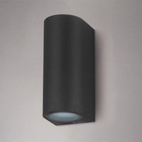 Spectrum LED outdoor wall light Up and Down Black IP54 GU10 aluminum housing