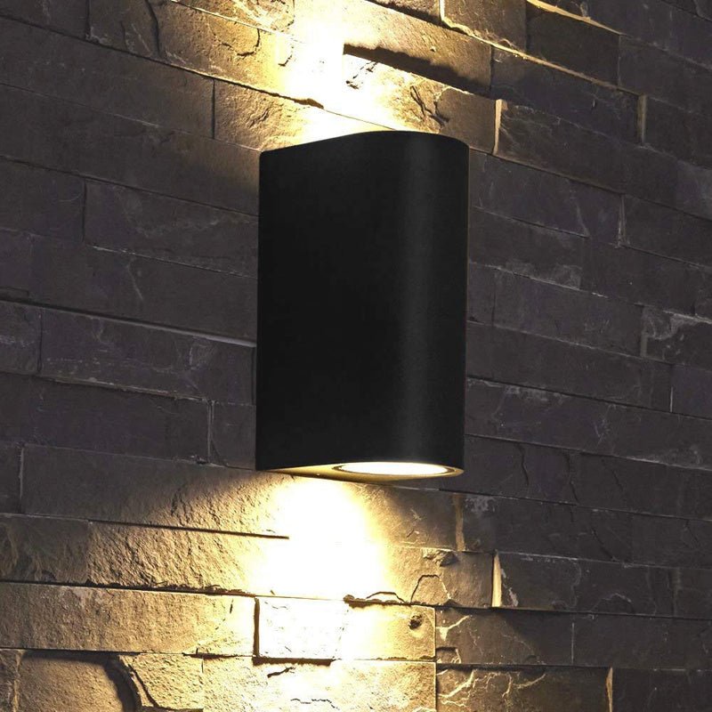 LED Wandleuchte außen |Up and Down -|Schwarz| GU10