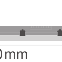 LED wasserdichte Aufbauleuchte 18W 2160 Lumen 4000K kaltweiß 60cm feuchtigkeitsbeständig