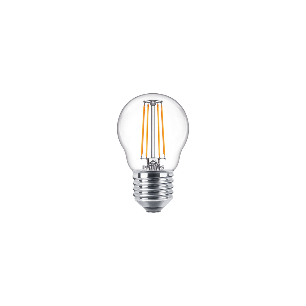 Philips CorePro LED Luster 4.3W E27 2700K Warmweiß Klare Lampe 470 Lumen Nicht dimmbar