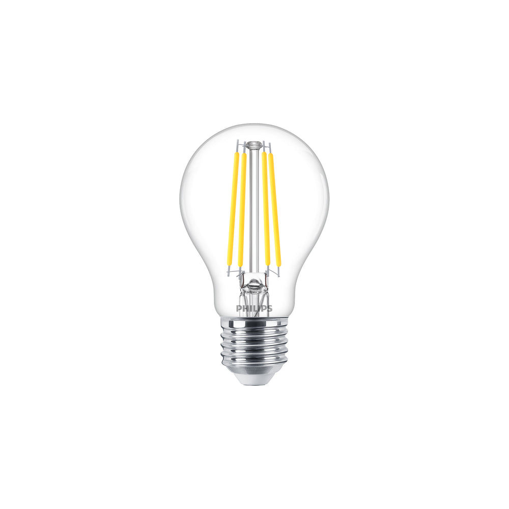 Philips LED lamp E27 927 A60 with filament, energy-saving with a classic appearance