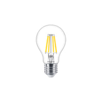 Philips E27 LED filament bulb A60 2700K warm white 470 useful lumens dimmable high CRI long lifespan energy efficient