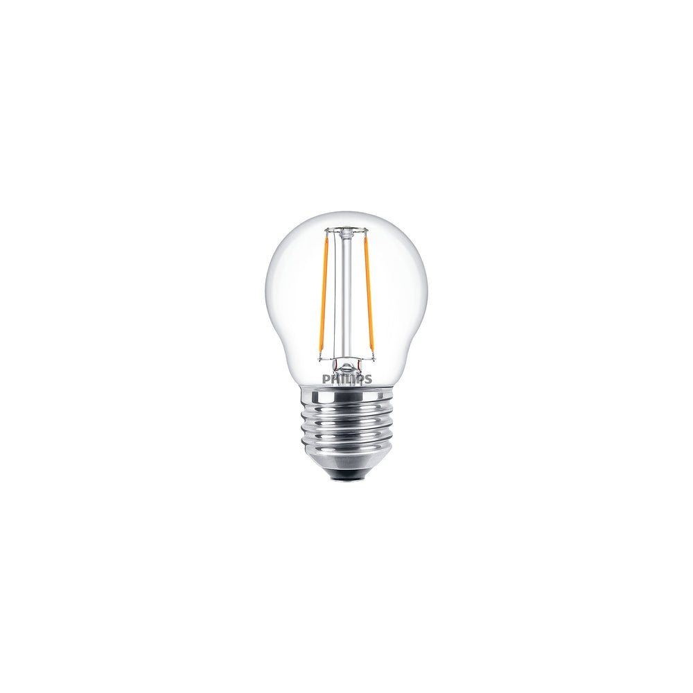Philips CorePro LED P45 Lampe E27 2W 2700K Warmweiß 250 Lumen klar nicht dimmbar