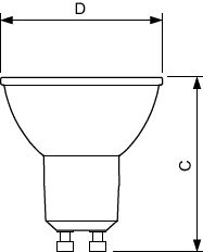 Philips MASTER Value LEDspot GU10 4.9W 2200K-2700K 355 Lumen 36° Abstrahlwinkel 90CRI dimmbar