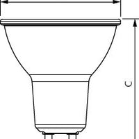 Philips MAS LED Spot GU10 3.7W 2700K 270 Lumen 36° dimmbar 90CRI PAR16 warmweiß