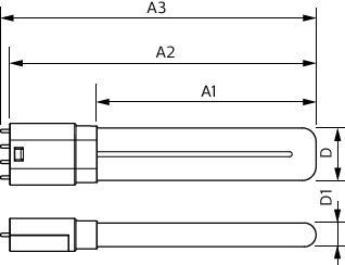 Philips CorePro LED PLL HF 8W 3000K 960 Lumen 2G11 PL-L Retrofit nicht dimmbar 30.000h CE RoHS