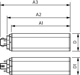 Philips CorePro LED PLT HF 18.5W 4000K GX24q-4 Kaltweiß 2250 Lumen 120° Abstrahlwinkel nicht dimmbar