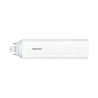 Philips CorePro LED PLT HF 18.5W 3000K GX24q-4 bulb with 120° beam angle, 2100 lumen, and 30,000 hr lifespan