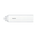 Philips CorePro LED PLT HF 18.5W 3000K GX24q-4 bulb with 120° beam angle, 2100 lumen, and 30,000 hr lifespan