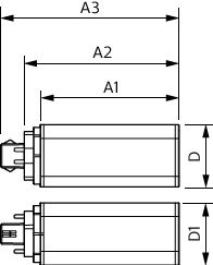 Philips CorePro LED PLT HF 6.5W GX24q-2 3000K 720 lumens 4-Pin retrofit lamp