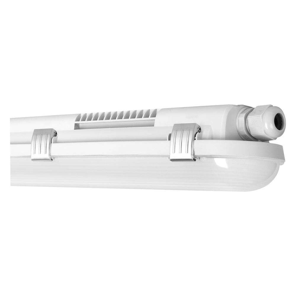 Ledvance Damp Proof LED Luminaire 1500mm 46W 3000K 5750 lumens IP65 IK08 Gray Surface or Suspended Mount