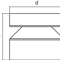 Ledvance ENDURA Style Cylinder Outdoor LED Ceiling Light 6W 3000K IP44 Stainless Steel