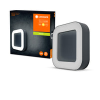 Ledvance ENDURA Style Square LED wall light 13.5W 3000K Dark Gray IP44 IK07 outdoor surface mount