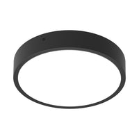 Ledvance LED Bulkhead Round 300mm 17W IP65 IK10 2270 lumens 3000K 4000K Black Surface Mount Outdoor Light
