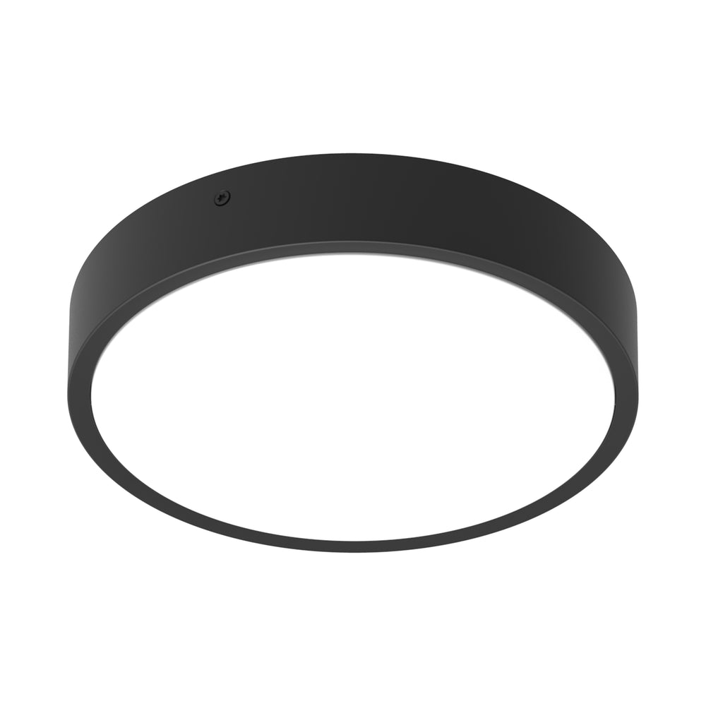 Ledvance LED Bulkhead Round 300mm 17W IP65 IK10 2270 lumens 3000K 4000K Black Surface Mount Outdoor Light