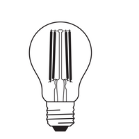 Ledvance LED Classic A E27 bulb 2.2W 2700K dimmable 470 lumens clear glass 40W equivalent warm white