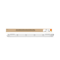 Ledvance LED damp proof luminaire 1200mm 32W 3000K 4000 lumens IP65 IK08 Warm White Grey ceiling or wall mount