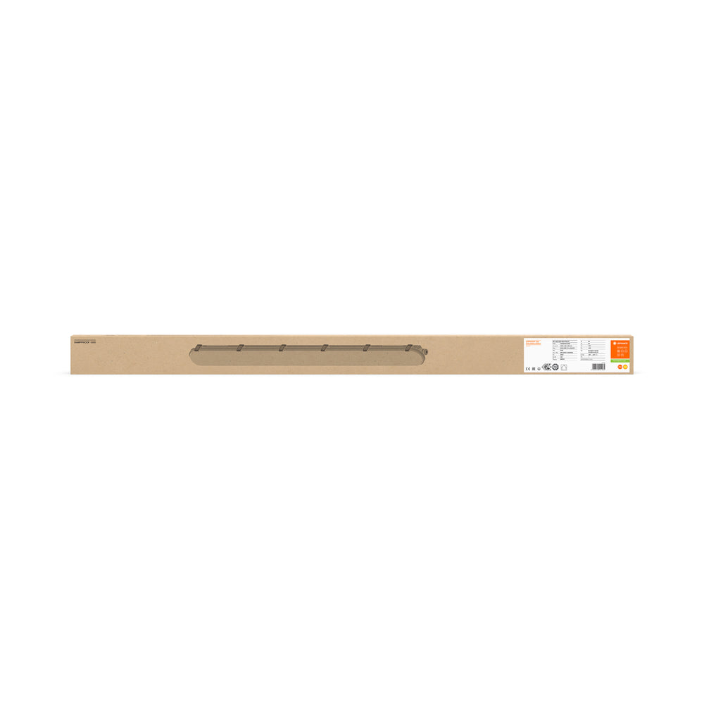 Ledvance LED damp proof luminaire 1200mm 32W 3000K 4000 lumens IP65 IK08 Warm White Grey ceiling or wall mount