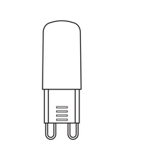 Ledvance LED G9 Stiftsockellampe 2.6W 4000K Klar 320 Lumen 220-240V 300° Nicht dimmbar Kaltweiß